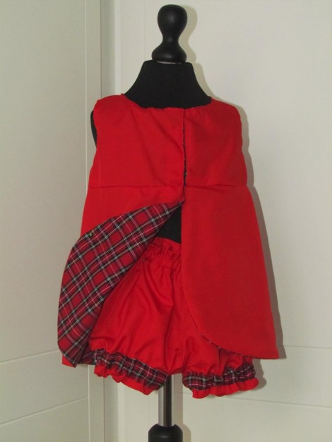 Tulip Dress - Tartan with matching panties